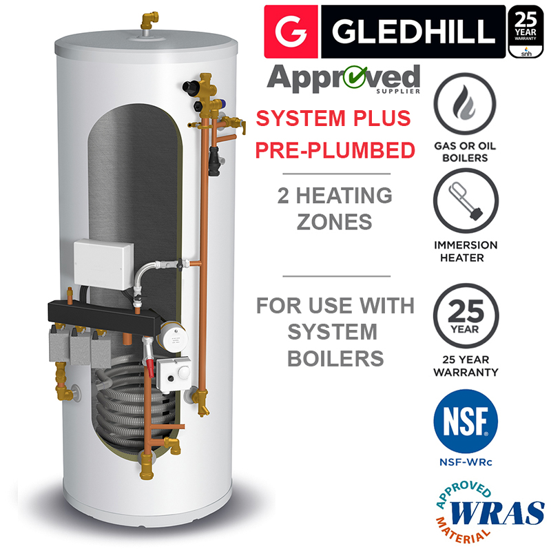 Gledhill Lite PrePlumbed IND180 Unvented £921.96 System Boilers
