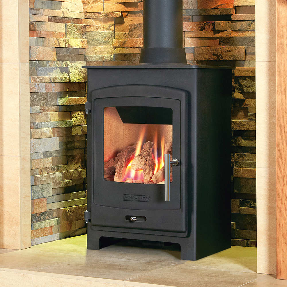 Portway 1 Gas Stove With Logs SNH Tradecentre