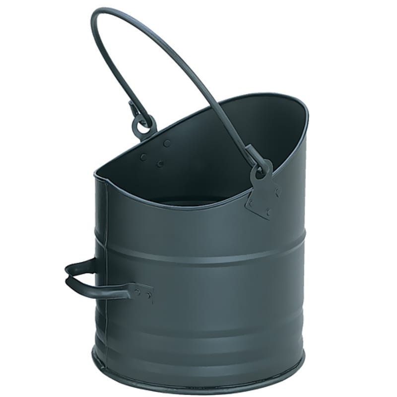 Fireplace Coal Buckets Milton Black 12 Inch Snh