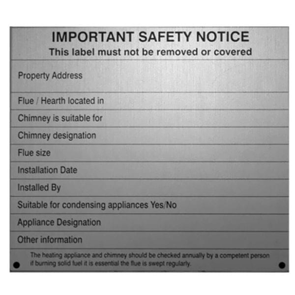 Document J Data Plate