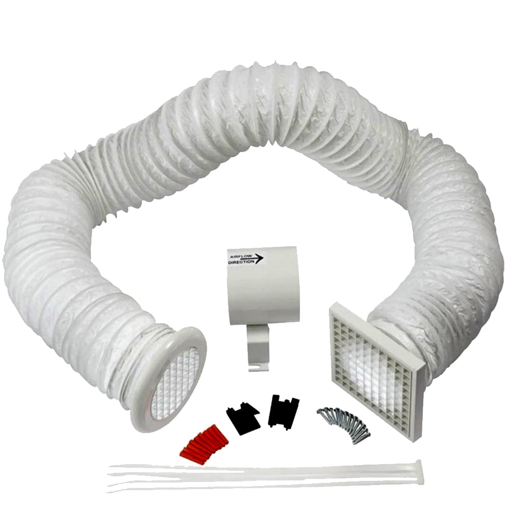 AirVent Inline Shower Fan Standard 100mm 4inch 434445A SNH Tradecentre