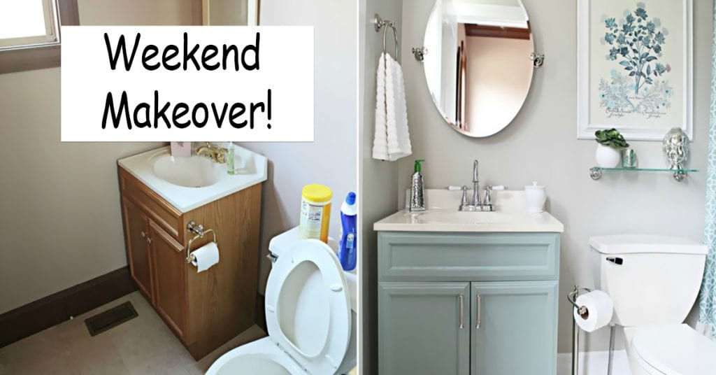 Bathroom Makeover Updating A, Bathroom Decorating Ideas On A Budget Uk