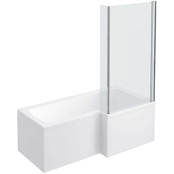 Right Hand 700 x 1700 Square Shower Bath