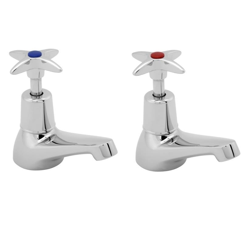 Deva 181X Commercial Cross Handle Basin Taps SNH