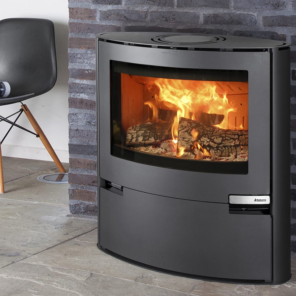 Aduro 15 Black Wood Burning Stove 6.5KW SNH