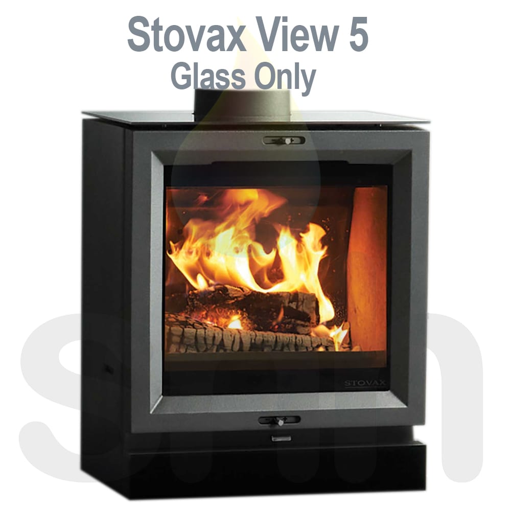 Stovax View 5 Replacement Stove Glass 350mm x 330mm SNH Tradecentre