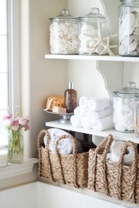 Stylish Bathroom Storage.