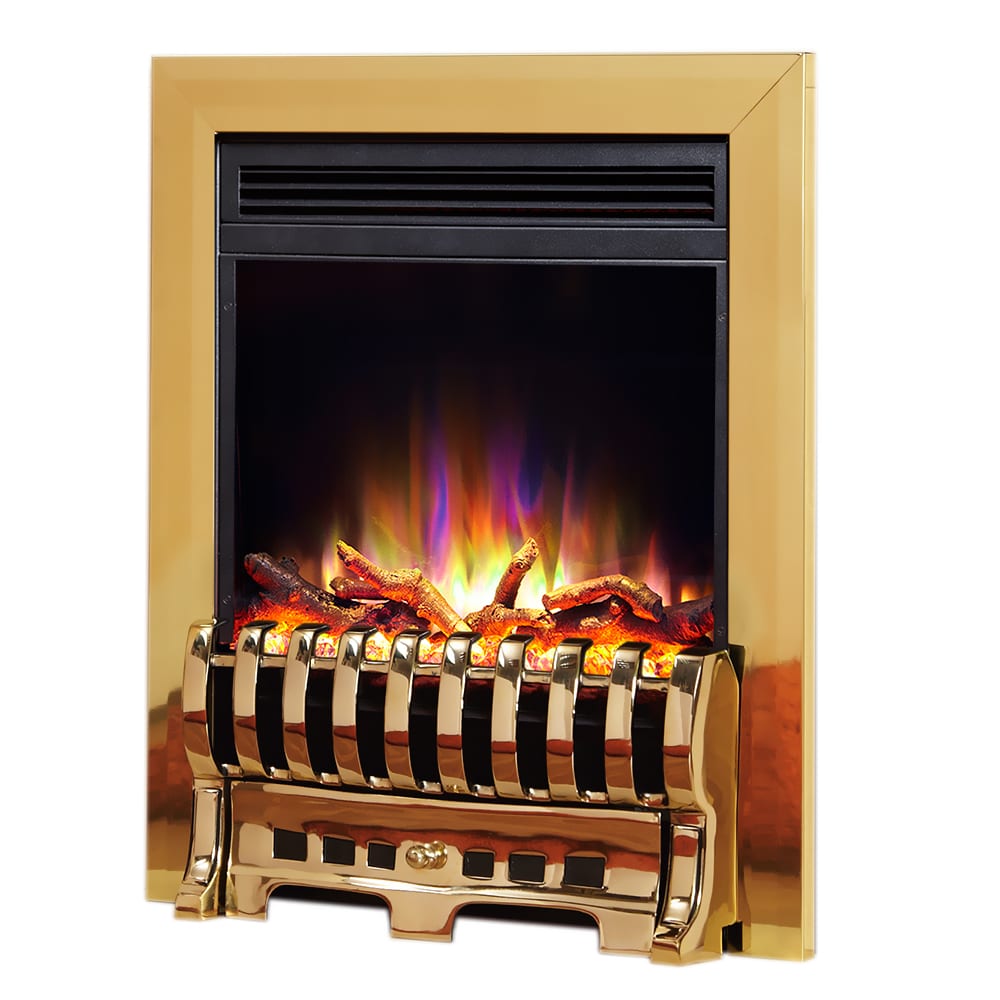 Celsi Electriflame Xd 16 Insert Royale Brass Electric Fire Mk2 Snh