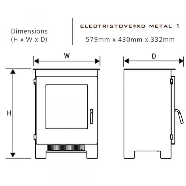 Celsi Electristove XD Metal 1 Electric Stove