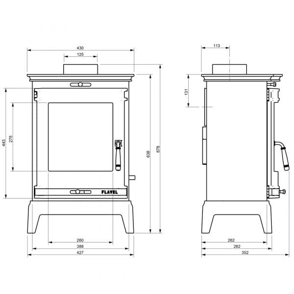 Flavel Rochester 5 Defra Approved Stove