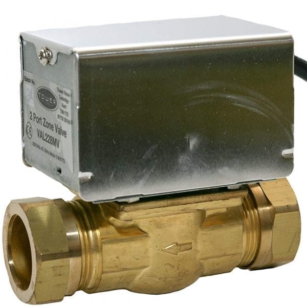 Tower 22mm 2 Port Zone Valve - Image 2