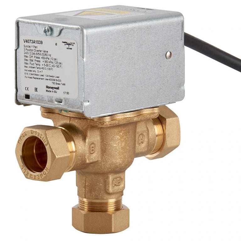 Honeywell 22mm Midposition Diverter Valve V4073A1039 SNH Tradecentre