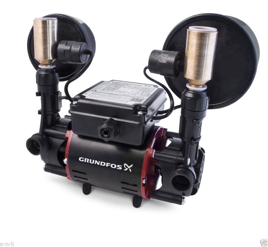 Grundfos STR22 CN Universal Twin Pump 2 Bar Shower Pump SNH