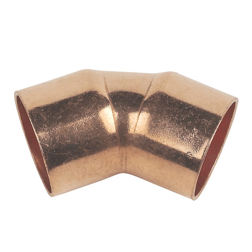 22mm 45 Degree Obtuse Elbow End Feed Copper Embrass Fittings SNH