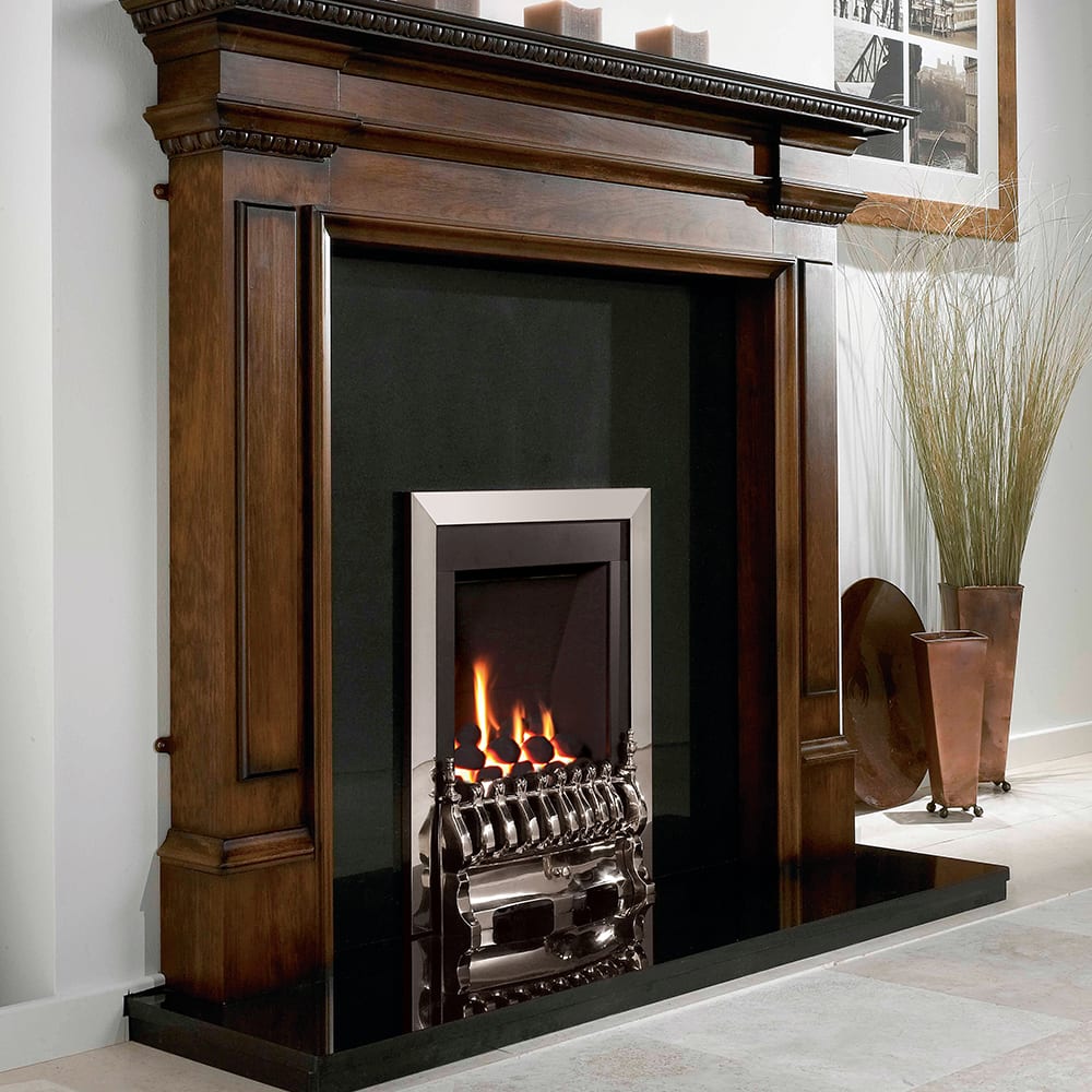 Flavel Windsor Gas Fire Traditional Silver FSRC3JMN SNH