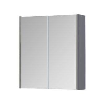 K Vit Options Mirror Cabinet 600mm Basalt Grey