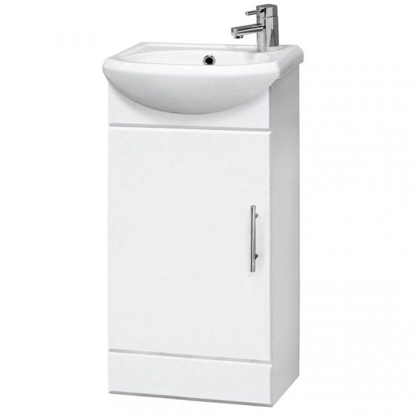 Nuie Mayford 420mm Vanity Unit White