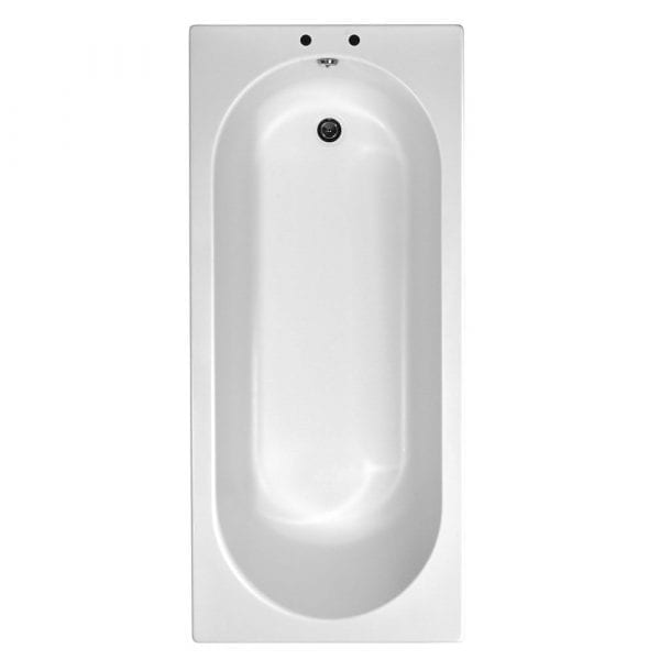 1600 x 700 Curve Single Ended Acrylic Bath 5mm