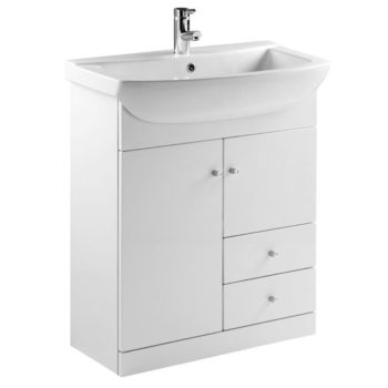 Elation Ikoma 750 Vanity Unit Gloss White