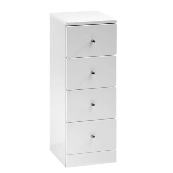 Elation Ikoma 300mm 4 Drawer Unit Gloss White