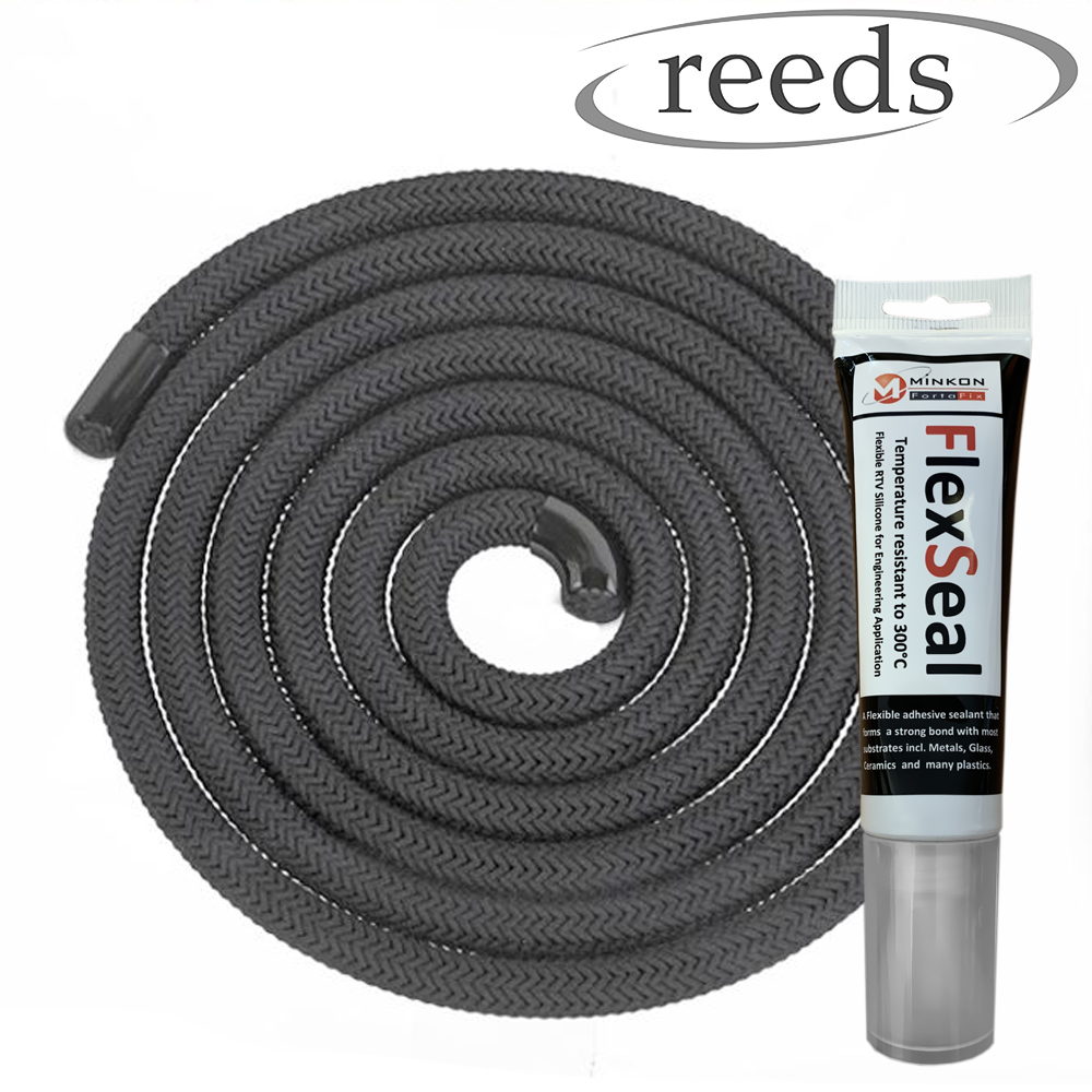 10mm Black Stove Rope Per Metre Thermal SNH Tradecentre