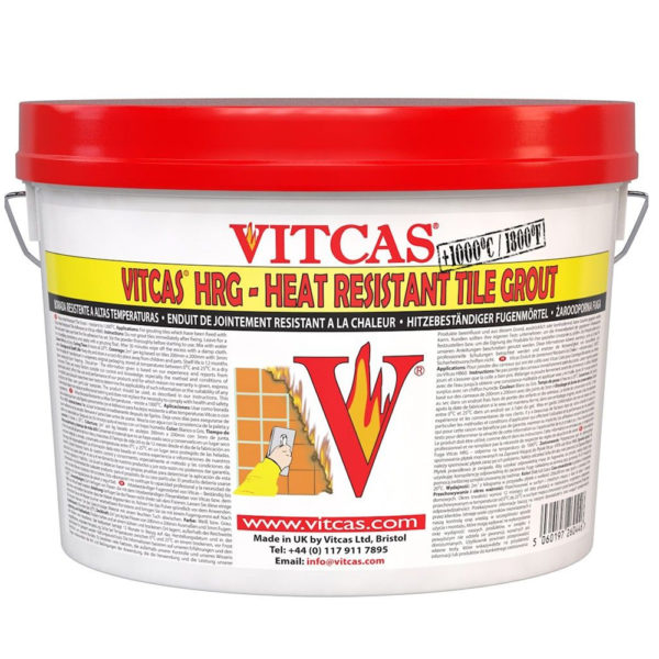 Vitcas HRG Heat Resistant Grout 2.5KG Grey