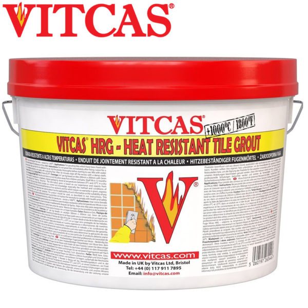Vitcas HRG Heat Resistant Grout 2.5KG Grey