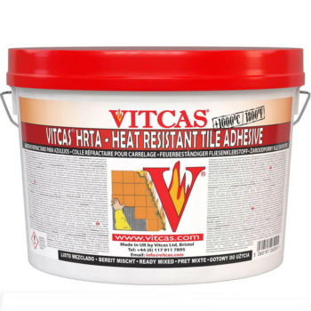 Vitcas Heat Resistant Tile Adhesive Grey 5Kg Ready Mixed