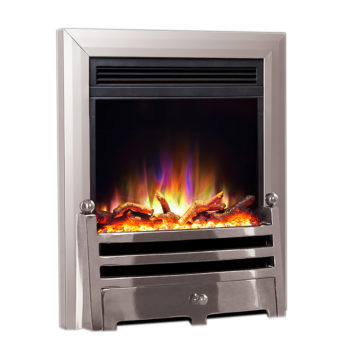 Celsi Electriflame XD Insert Bauhaus Satin Silver Electric Fire