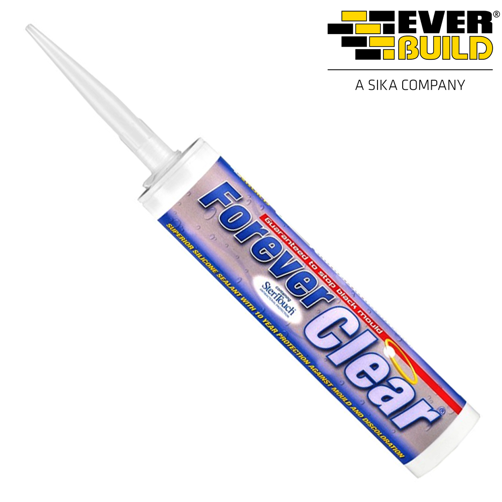 Everbuild Forever Clear Silicone Sealant SNH