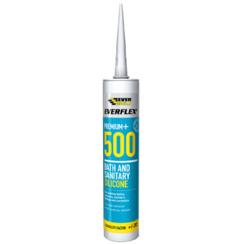 EverBuild Clear Silicone Sealant 500 Clear C3
