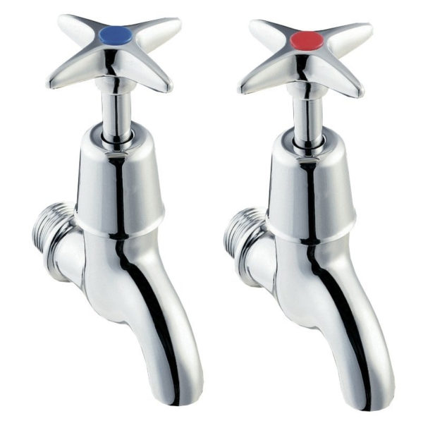 Deva 095X Commercial 1/2 " Valve Cross Handle Bib Taps