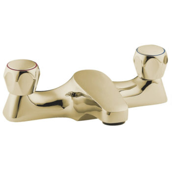 Deva DCM108-501 Profile Contract Gold Deck Mounted Bath Filler