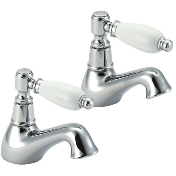 Deva GE01 Georgian Chrome Lever Basin Taps