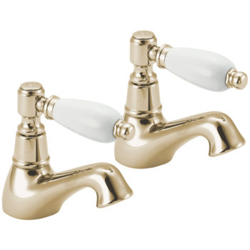 Deva GE01-501 Georgian Gold Lever Basin Taps