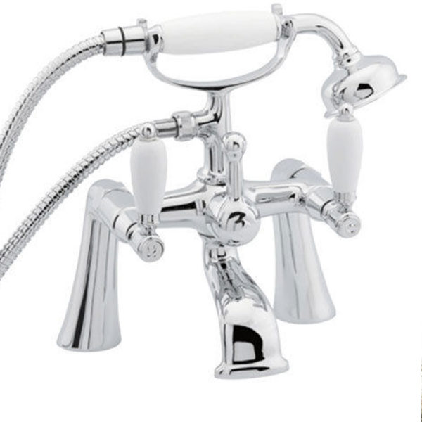 Deva GE03 Georgian Chrome Lever Bath Shower Mixer