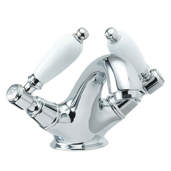 Deva GE04 Georgian Chrome Lever Mono Basin Mixer Taps