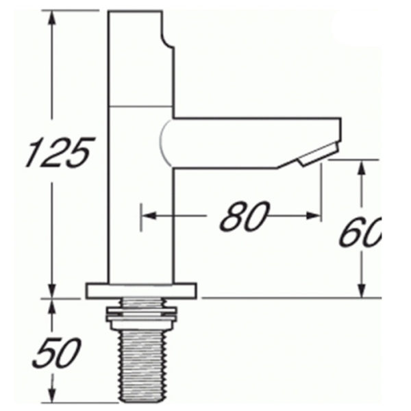 Deva IKO102 Ikon Contemporary Bath Taps - Image 2