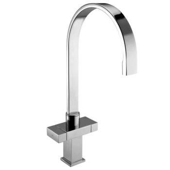 Deva Brixton Mono Kitchen Sink Tap Chrome