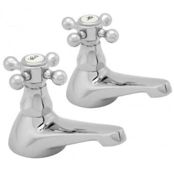 Deva TUD02 Tudor Chrome Bath Taps