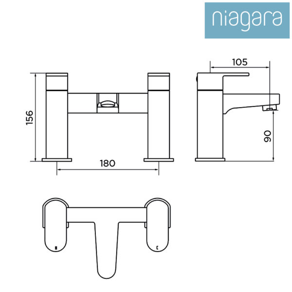Niagara Maida Bath Filler - Image 3