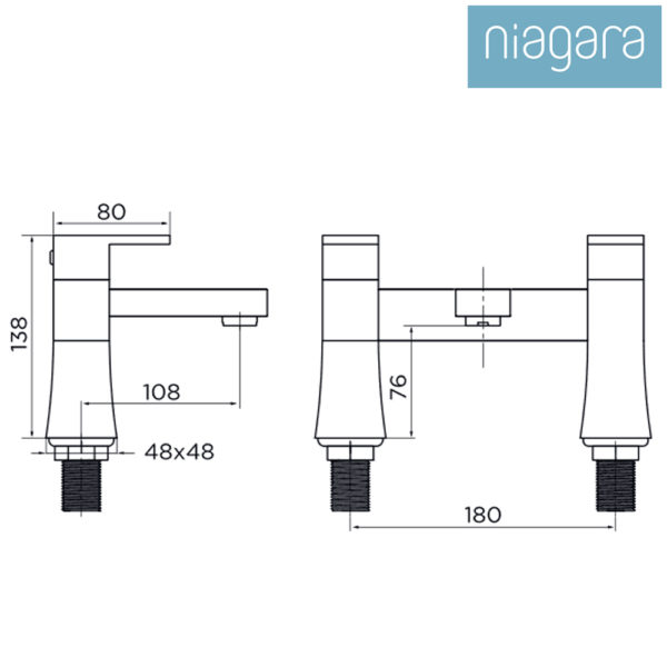 Niagara Sloane Bath Filler - Image 3