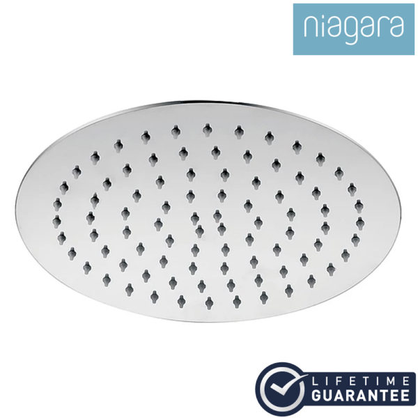 Niagara Equate Round Slimline Shower Head 12inch 300mm - Image 2