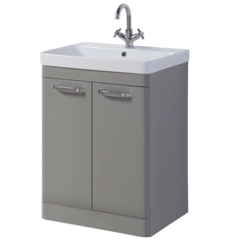 Options Vanity Unit 600mm Stone Grey