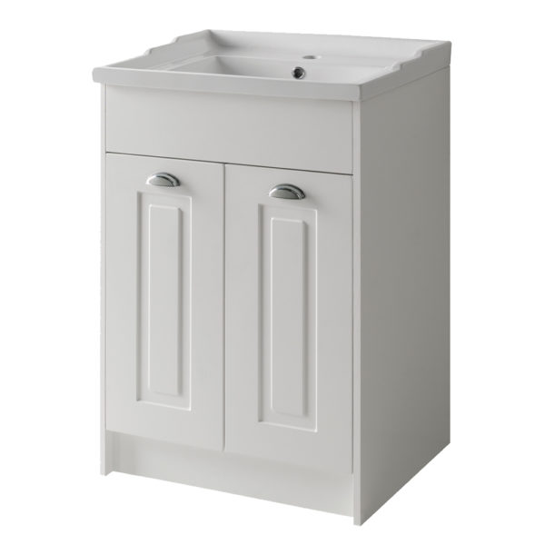 K Vit Astley Vanity Unit 600mm Matt White