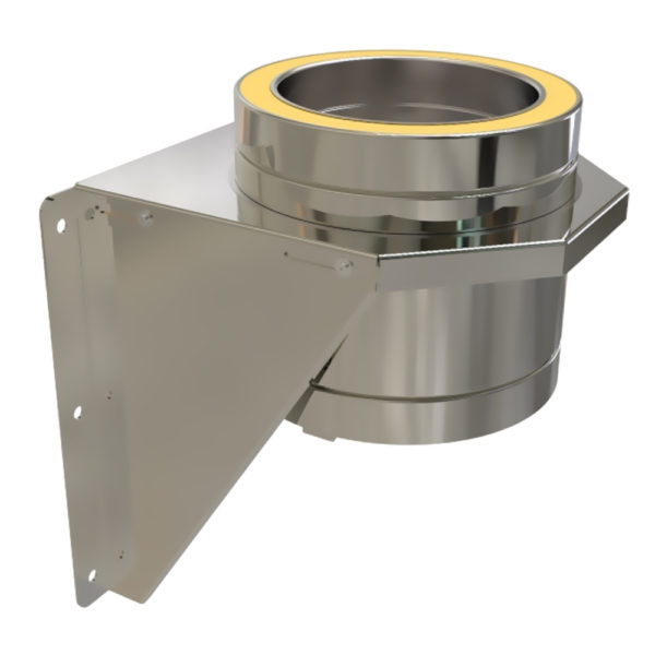 TWPro 125mm Twin Wall Adjustable Base Support Stainless Steel