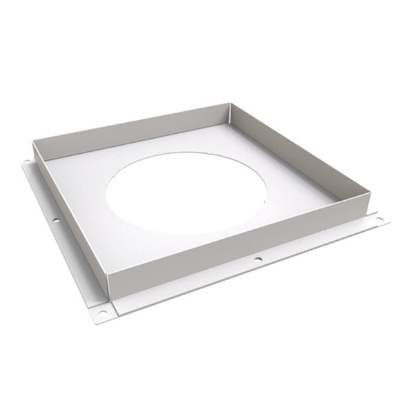 TWPro 125mm Twin Wall Ventilated Firestop Plate White