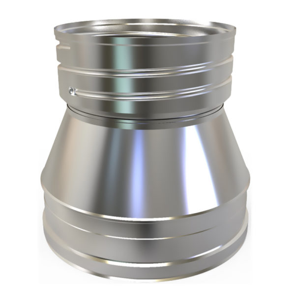 TWPro Twin Wall 125mm to Flexible 125mm Adapter