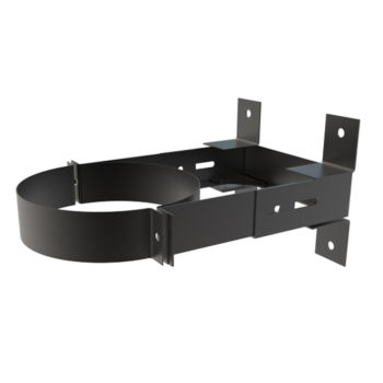 (Dropship) Wall Support 80 to 130mm - 125mm Black