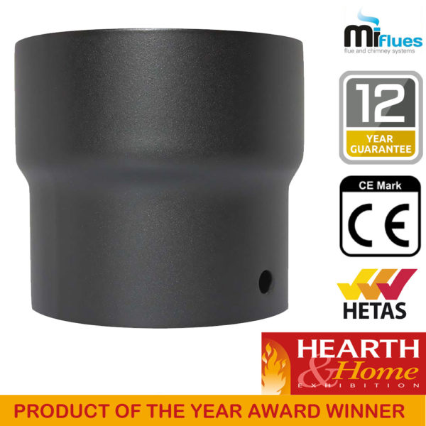 125mm Vitreous Enamel Continental Stove Adaptor - Image 2